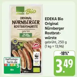 Edeka EDEKA Bio Original Nürnberger Rostbratwürste Angebot