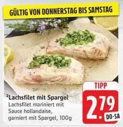 Edeka Lachsfilet mit Spargel Angebot