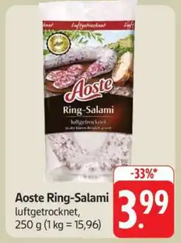 Edeka Aoste Ring-Salami Angebot
