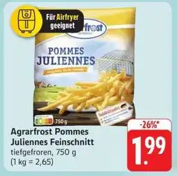 Edeka Agrarfrost Pommes Juliennes Feinschnitt Angebot