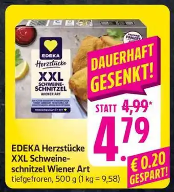 Edeka EDEKA Herzstücke XXL Schweineschnitzel Wiener Art Angebot