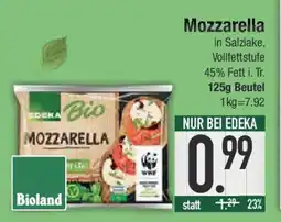 E-Center EDEKA Bio Mozzarella Angebot