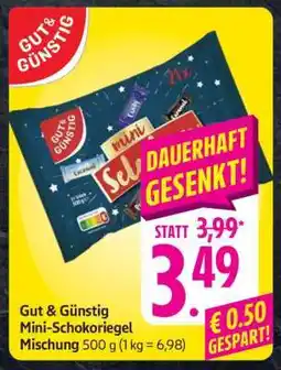 Edeka Gut & Günstig Mini-Schokoriegel Mischung Angebot
