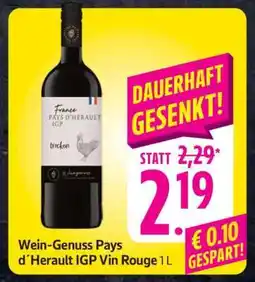 Edeka Wein-Genuss Pays d´Herault IGP Vin Rouge 1 L Angebot
