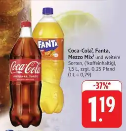 Edeka Coca­Cola/ Fanta/Mezzo Mix Angebot