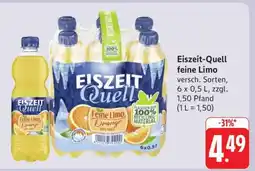 Edeka Eiszeit-Quell feine Limo Angebot