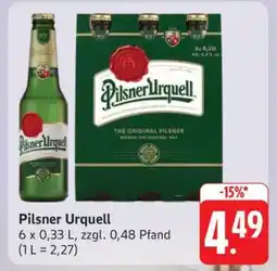 Edeka Pilsner Urquell Angebot