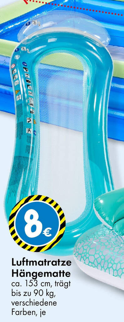 Luftmatratze Hängematte Angebot bei TEDi €8,00