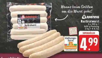 Edeka Rasting Rostbratwurst Angebot