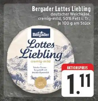 Edeka Bergader Lottes Liebling Angebot