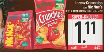 E-Center Lorenz Crunchips oder Nic Nac's Angebot