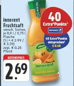 Edeka innocent Fruchtsaft Angebot