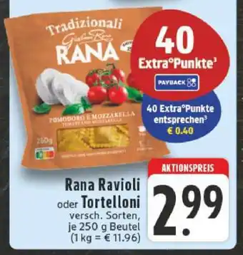 Edeka Rana Ravioli oder Tortelloni Angebot