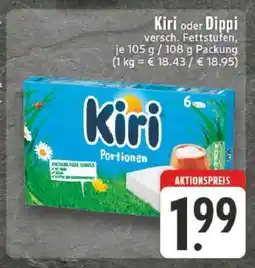 Edeka Kiri oder Dippi Angebot