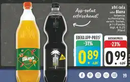 Edeka Afri Cola oder Bluna Angebot