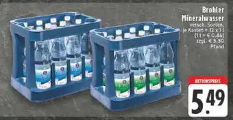 Edeka Brohler Mineralwasser Angebot