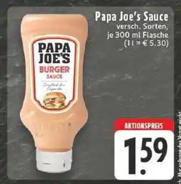 Edeka Papa Joe's Sauce Angebot