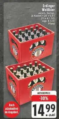 Edeka Erdinger Weißbier Angebot