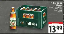 Edeka Veltins Helles Pülleken Angebot
