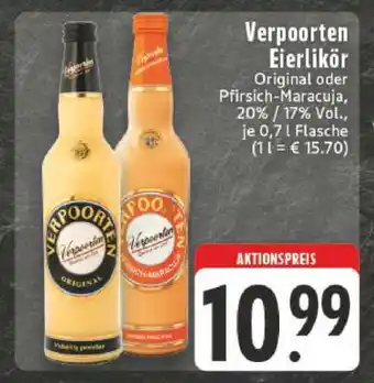 Edeka VERPOORTEN Eierlikör Angebot