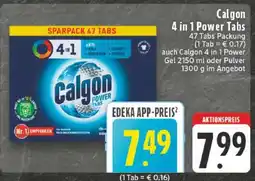 Edeka Calgon 4 in 1 Power Tabs Angebot