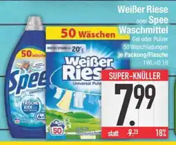 Edeka Weißer Riese oder Spee Waschmittel Angebot