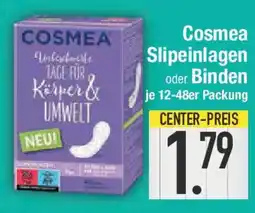 E-Center Cosmea Slipeinlagen oder Binden Angebot