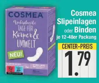 E-Center Cosmea Slipeinlagen oder Binden Angebot