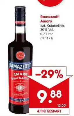 Netto Marken-Discount Ramazzotti Amaro Angebot