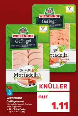 Kaufland WIESENHOF Geflügelwurst Angebot