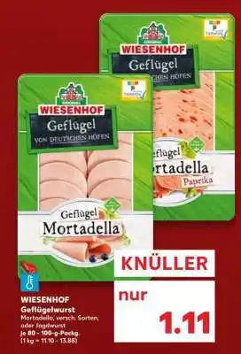 Kaufland WIESENHOF Geflügelwurst Angebot