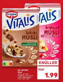 Kaufland DR. OETKER Müsli Angebot