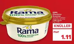 Kaufland RAMA Pflanzliches Streichfett Angebot