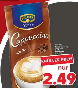 Kaufland KRÜGER Family-Cappuccino Angebot