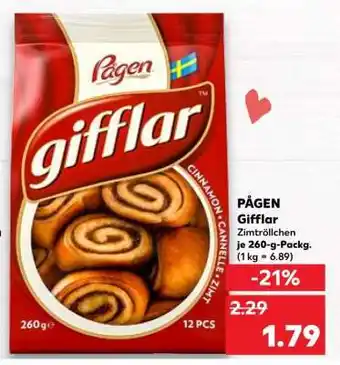 Kaufland Pågen gifflar Angebot