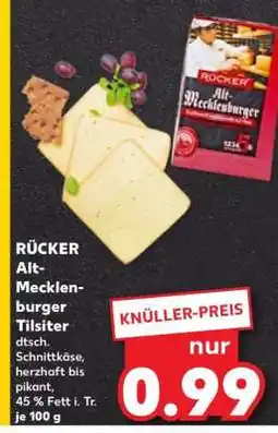 Kaufland RÜCKER Alt-Mecklenburger Tilsiter Angebot