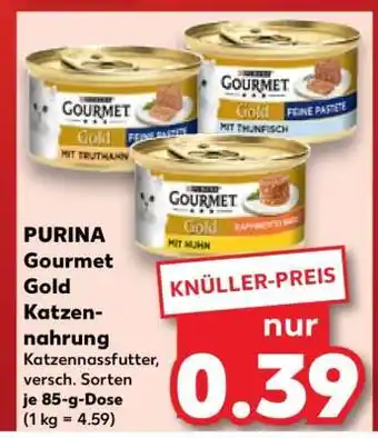 Kaufland PURINA Gourmet Gold Katzennahrung Angebot