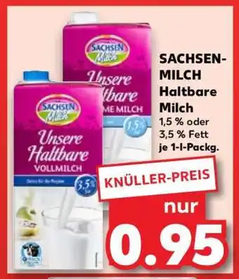 Kaufland SACHSEN-MILCH Haltbare Milch Angebot