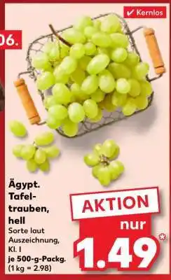 Kaufland Ägypt. Tafeltrauben, hell Angebot