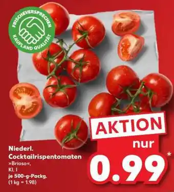 Kaufland Niederl. Cocktailrispentomaten Brioso, Kl. I Angebot