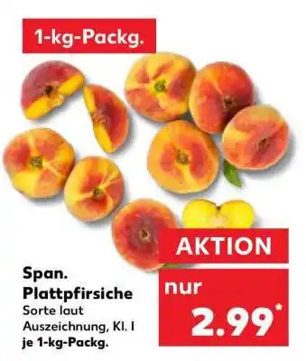 Kaufland Span. Plattpfirsiche Angebot