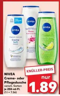 Kaufland NIVEA Creme- oder Pflegedusche Angebot