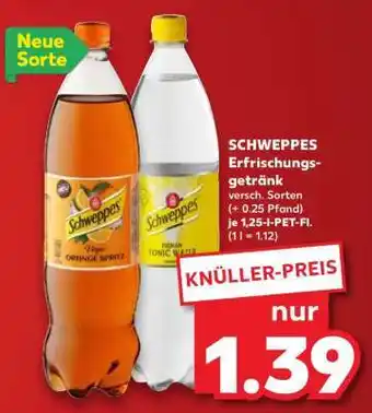 Kaufland SCHWEPPES Erfrischungsgetränk Angebot