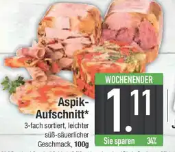 E-Center Aspik- Aufschnitt Angebot