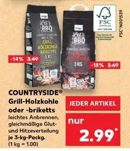 Kaufland COUNTRYSIDE Grill-Holzkohle oder -briketts Angebot