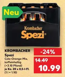 Kaufland Krombacher Spezi Angebot