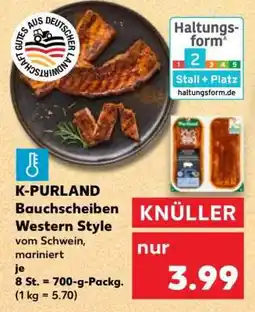 Kaufland K-PURLAND Bauchschnitten Western Style Angebot