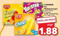 Kaufland LANGNESE Eis-Multipackungen Angebot