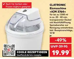 Kaufland CLATRONIC Eismaschine ICM 3764 Angebot