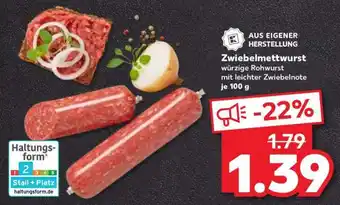 Kaufland Zwiebelmettwurst Angebot